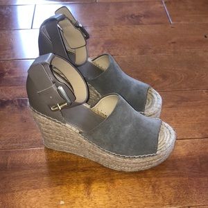 3/$45 Marc Fisher platform espadrille sandals